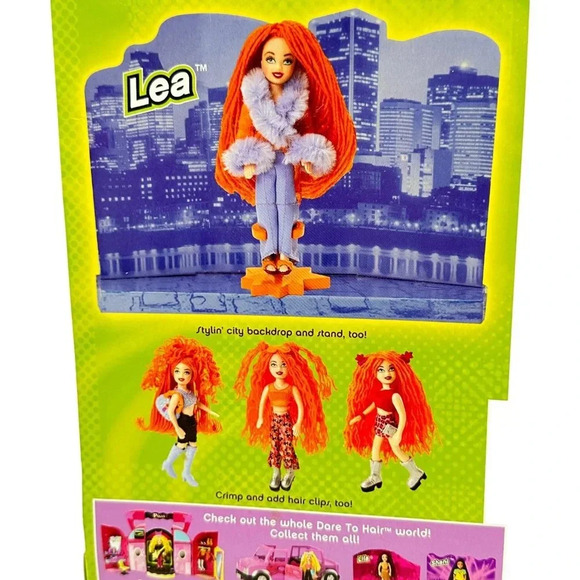 Vintage Polly Pocket Dare to Hair City Style Lea  2003 New - Picture 2 of 7